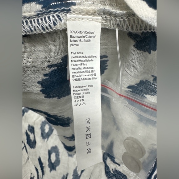 Galeries Lafayette Women's Lightweight Tunic Size L/XL - Picture 5 of 5